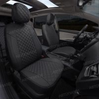 Чехлы Автопилот Экокожа Ромб на Москвич 3 (2022+)