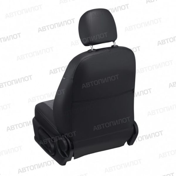 Чехлы Автопилот Алькантара Ромб на Москвич 3 (2022+)
