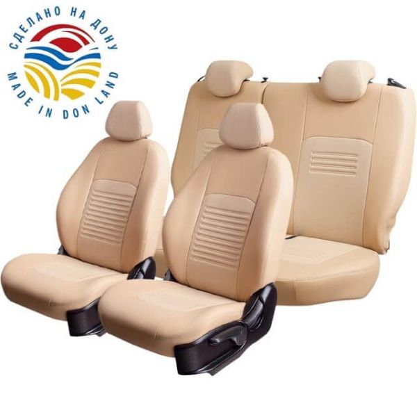 Чехлы Экокожа Турин Классик на Hyundai HD35 -1, 04.2014, Грузовик / Фургон, 1+2 места